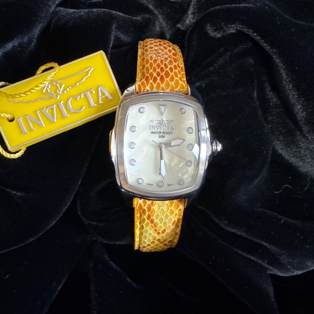 Invicta Women's Watch with Yellow and Silver Tones